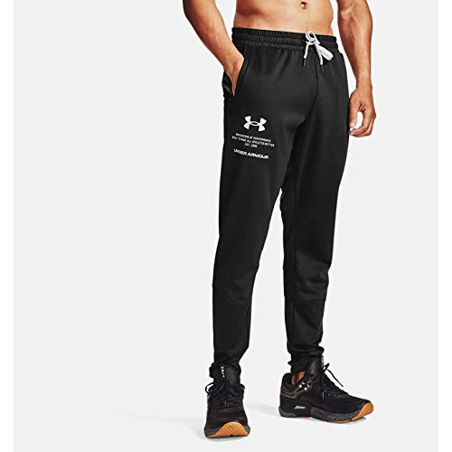 Under Armour Men's Armour Fleece Max Sport Performance Pants , Black (001)/Reflective , Medium #TOP2