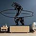 Zdklfm69 Autocollants muraux Stickers Muraux Surf Surf Rider école de Surf Planche de Surf de l'eau Chambre décor Art Vinyle Autocollant 76x54cm