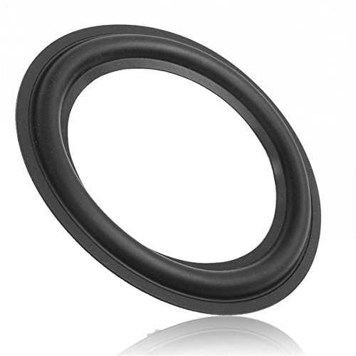 GOZAR Schwarz 6,1 Zoll Lautsprecher Surround Dekorativen Kreis Reparatur Schaum Für Bass Woofer Horn