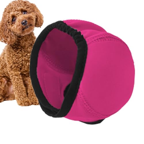Dogs Ear Covers + Soft Hoodie, Adjustable Fit, Protective Muffs + Noise Cancelling Wrap For Puppies Dogs Small Medium Large Bath