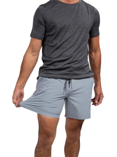 Image of Chubbies Everywear Men's Shorts - Mens Shorts Casual 6in Inseam, Elastic Waist, Water-Resistant, Zipper Pocket