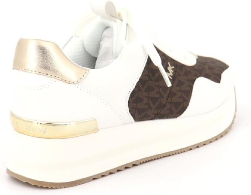 Michael Kors Women's Raina Trainer, Brown, 6 - Image 4