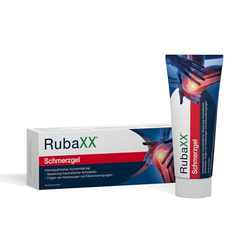 RubaXX® Schmerzgel [180g] - Natürliches Arzneimittel speziell bei rheumatischen Schmerzen – Muskelschmerzen, Gelenkschmerzen, Verletzungen, Überanstrengung