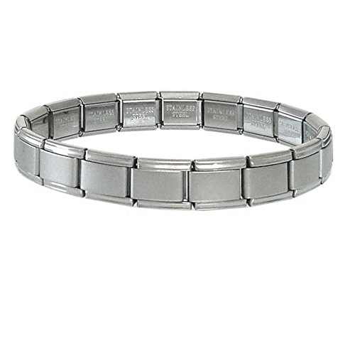 Pulsera italiana 9 mm con cristales brillantes para looks casuales y elegantes