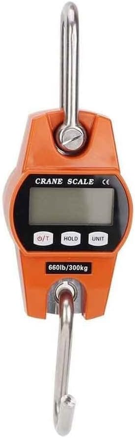 Luggage Scale，Hanging Scale，Mini Digital Crane Scale，Hanging Scale 660Lb/300Kg for Farm, Hunting, Bow Draw Weight, Big Fish with Accurate Sensor