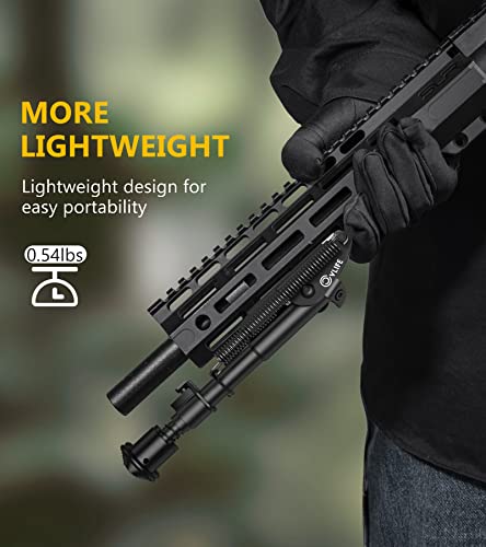 Cvlife Bipod 6-9 Inch Lightweight Rifle Bipod For M-Rail (0.54 Lbs) Attach Directly For Hunting And Shooting #TOP3