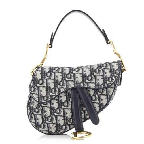 Dior Oblique Canvas Saddle Mini