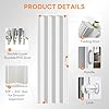 CCBOYSHARDWARE 24X79in PVC Accordion Door Interior, Folding Doors with Lock and Handle,Space-Saving Double-Layer Sliding Door for Closet, Pantry & Room Divider, Easy to Clean, Trimmable