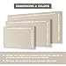 Aothia Dual-Sided Desk Mat - Natural Cork & Leather Desk Protector, Large Mouse Pad, Waterproof Blotter, Writing Pad for Office/Home, Beige (25.6