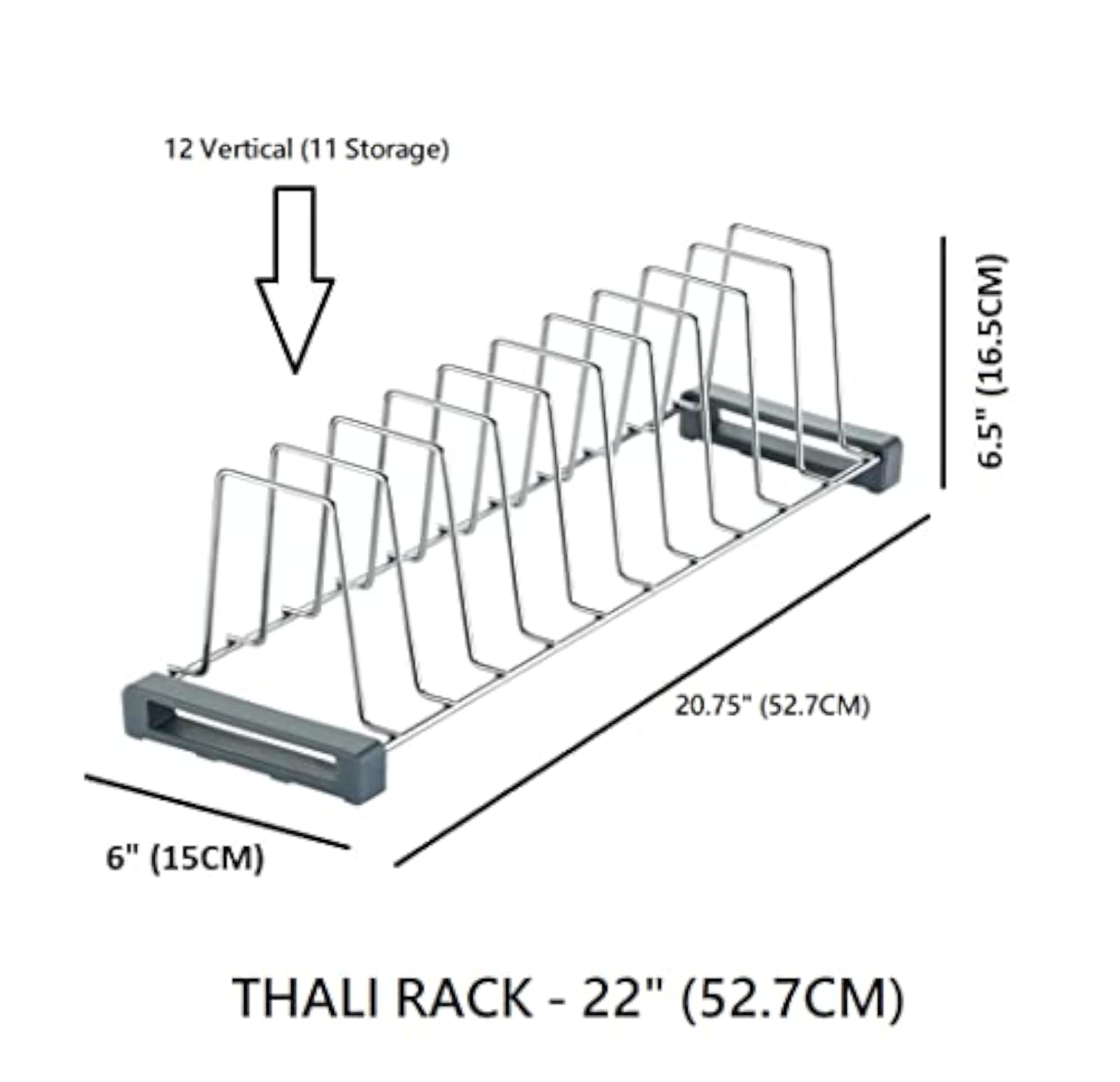 Stainless Steel Modular Kitchen Basket Plate Fixer Set
