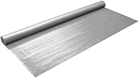 IncStores 1.6mm Thick Standard-Grade Nitro Roll Garage Floor Mat | Flexible Vinyl Floor Mat for a Stronger and Safer Garage, Workshop, or Trailer | Diamond-Plate, Stainless Steel, 5' x 7.5'