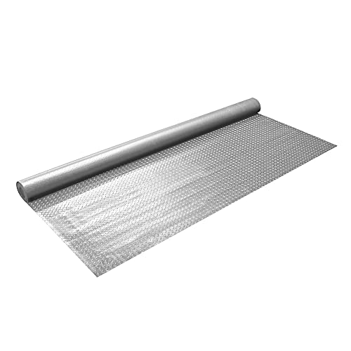 IncStores Standard Grade Nitro Garage Flooring (5' x 12', Diamond Stainless Steel) Roll Out Floor Protecting Mats