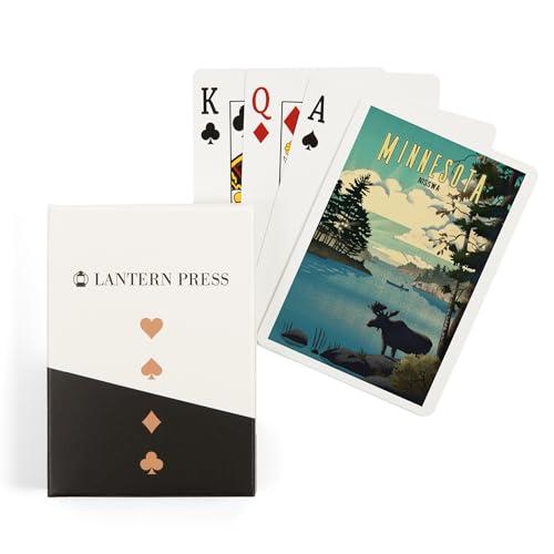 Lantern Press Baraja de 52 cartas tamaño póker