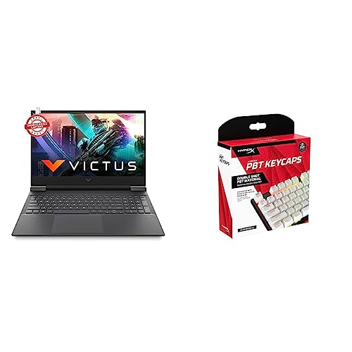 Image of HP Victus Gaming AMD Ryzen 7-5800H 16.1 inch(40.9 cm) FHD Gaming Laptop & PBT Keycaps - Full Key Set - White [US]