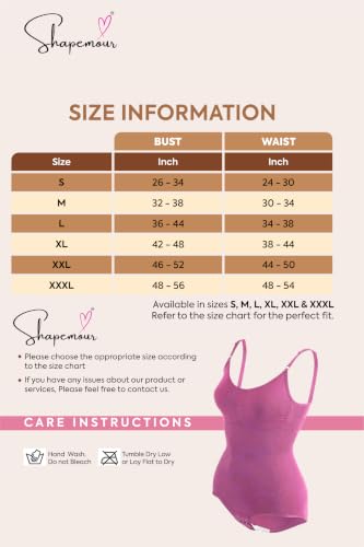 Image of SHAPEMOUR Thong Bodysuit for Women, Slimming Design Shapewear for Women, Tummy Control Body Shaper with Silicone Grip, No Steel Bones for All Day Comfort, Seamless Sculpting Bodyshaper