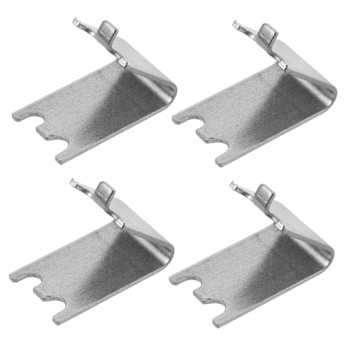 HOOTNEE 4piezas Clips Para Estantes De Refrigerador y Congelador Soporte Resistente De Montaje Rápido Compatibles Con Frigoríficos y Neveras Herramienta Funcional Para Sujeción De Estantes