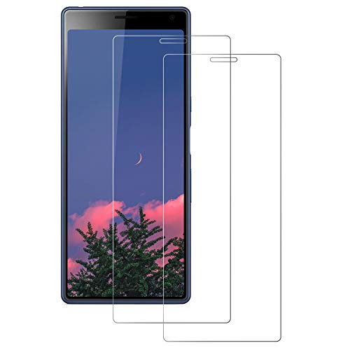 FayTun [Lot de 2 Sony Xperia 10 Protection Écran Verre Trempé [Compatible avec Coques] [9H Dureté] [Anti Rayures] [sans Bulles] Protection Film Sony Xperia 10