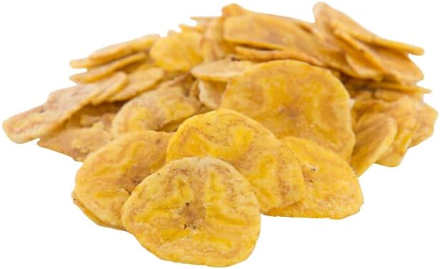 Gerbs Lightly Sea Salted Plantain Chips 2 lbs. | Dehydrated, No Added Preservatives, Resealable Bag | Crisp & Savory Snack Alternative | Top 14 Allergen-Free