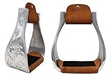 western saddlery canada Aluminium CHALLENGER Western Horse Tack 5176 Steigbügel, Aluminium-Gravur