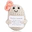 Pocket Hug Positiver Pinguin – Gestrickter Engel-Pinguin Mit Flügeln & Glückskarte (Handmade, Für Deko & Geschenk)