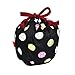 Japanese Bento Bowl 2 Tier Temari Rabbit 560ml (19oz) with Carrying Bag (Black)