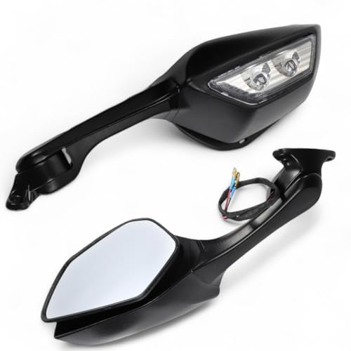 Amazon | Kanoan Ninja ZX-10R ZX10R H2 用 バイクミラー LEDライト