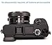 Pocoukate Case for Sony Alpha A6400, A6300, Camera, Soft Silicone Protective Cover Skin with Screen Protector Accessories for Sony Alpha A6400 / 6300 Digital Camera Silicone Cas - Black