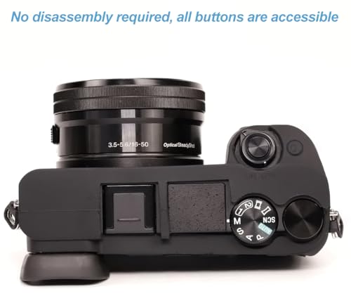 Funda de silicona para cámara Sony Alpha A6400 / A6300 miniatura 5