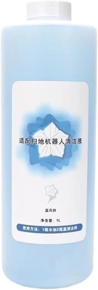 Cleaning Solution Cleaning Liquid 1L Accessories. Compatible for Deebot N9＋T10 OMNI/T10 Turbo/X1 Omni/X1 Turbo