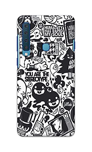 Image of Printed Hard Back Cover Case for Samsung Galaxy A9 2018 Back Cover (Mixed Cartoon) -702