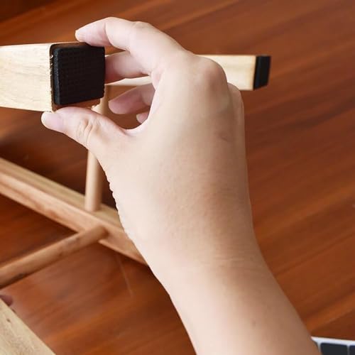 Image of 16Pcs Non Slip Furniture Pads for Chair Legs, Protection Cushion, Feet Grippers for Sofa Bed Dining Table, Floor Protection Bushes for Furniture Legs (Square)