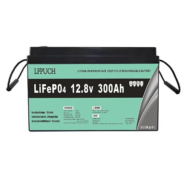 Lifepo4 Akumulator 12 V, 100 Ah, bateria litowo-żelazowo-fosforanowa, 5000 cykli pracy, wbudowany BMS, bateria litowa do układu słonecznego, UPS, RV
