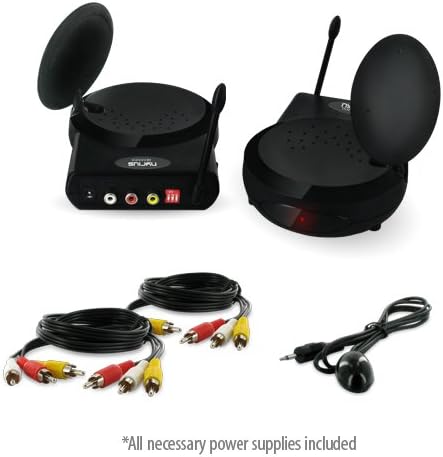 Nyrius NY-GS3200 5.8GHz 6 Channel Wireless Audio/Video Sender Transmitter & Receiver System with IR Remote Extender