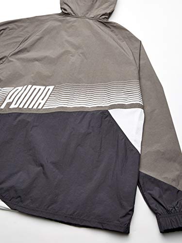 PUMA Men's A.C.E. Full Zip Windbreaker, Charcoal Gray/Asphalt, X-Large2