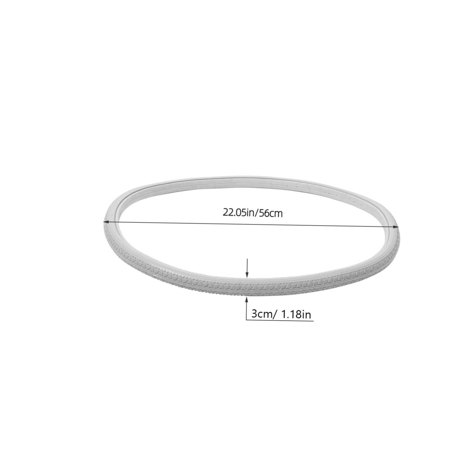 Rollstuhl Zubehör Pu Vollreifen für Rollstuhl Pannensicher ohne Luft 24 Zoll Vorne und Hinten Geeignet als Ersatzrad | Langlebiges Pu Material, für Vorder und Hinterrad Geeignet, Luftloses Vollgummi Design