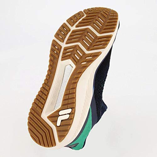 Tênis Racer Knit 2.0, Fila, Feminino, Marinho/Verde Claro/Coral, 36