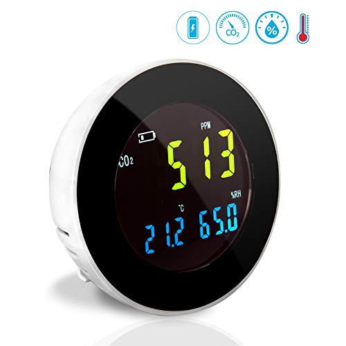 Smart Indoor Air Quality Monitor - Digital Hygrometer Thermometer Test Gauge, Air Tester