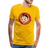 Spreadshirt Average Joe's Gymnasium Men's Premium T-Shirt, M, Sun Yellow