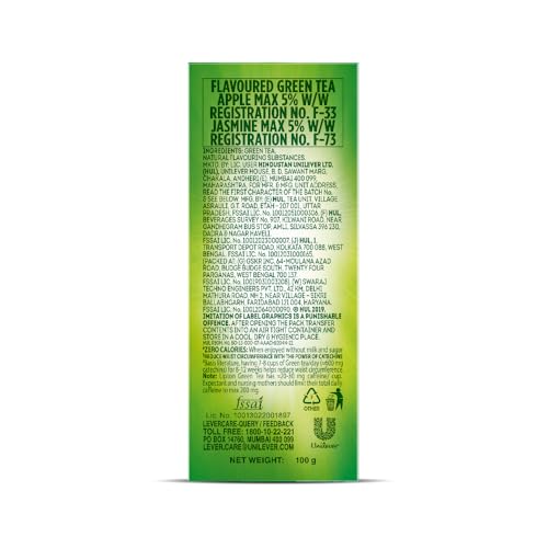 Image of Lipton Clear & Light Loose Green Tea leaves 100g pack