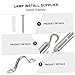 EPIGEIST 1 Set Stainless Steel Outdoor Hanging Lamp Install Kit Ceiling Light Accessories Complete String Light Suspension Tools for Outdoor Activities Easy to Install and Reliable