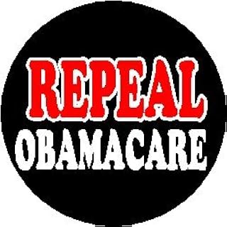 REPEAL OBAMACARE Mini 1.25" Pinback Button Pin / Badge - Anti Obama Care