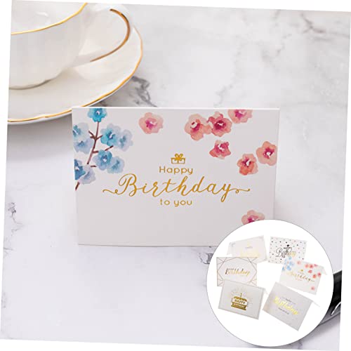 COHEALI 60 Pçs Cartão De Aniversário Cartões De Aniversário Com Envelopes Favores De Festa De Aniver