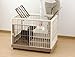 Richell Pet Training Kennel Pk-650 White / Mocha 25.4 X 19.7 X 22