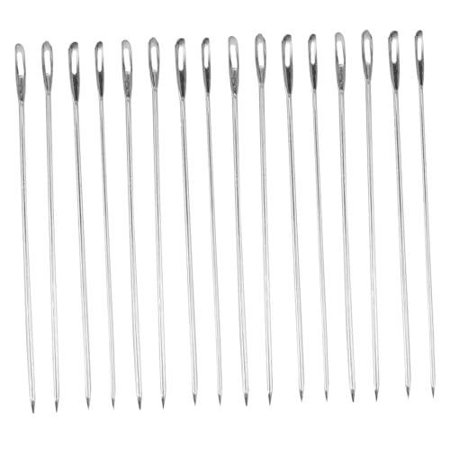 HAPINARY 100pcs Extended Hand Sewing Needles Large Eye Darning Needles for Knitting DIY Crocheting Tools