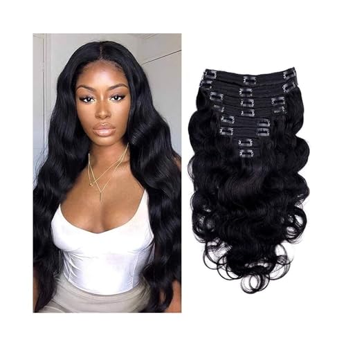 Extensiones de cabello con clip brasileño para dar volumen y ondas naturales