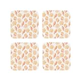 Regalo ideal: este juego de posavasos cuadrados es un maravilloso regalo para tu familia y amigos. Seguramente les encantará