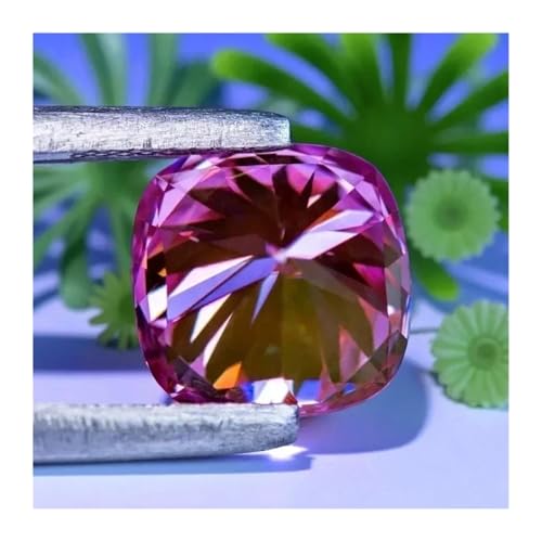 Moissanite rose coussin, le cadeau idéal pour création de bijou