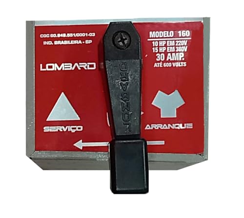 Chave Lombard Estrela Triangulo Modelo 160 Trifásica 30a