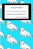 Blue Pitbull Journal: 6\' X 9\'\' 200 page Journal for your Thoughts