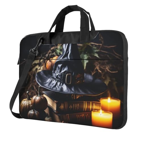 Housse ordinateur Halloween avec poche de rangement pour vos trajets et voyages
